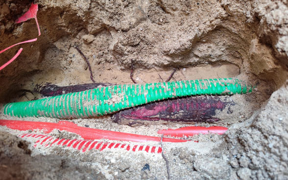 problème passage fibre fourreau